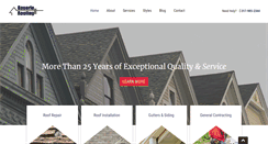 Desktop Screenshot of bauerleroofingllc.com
